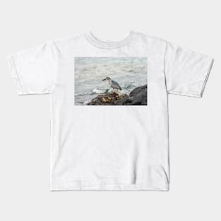 Black-crowned night heron of hawaii 6 Kids T-Shirt